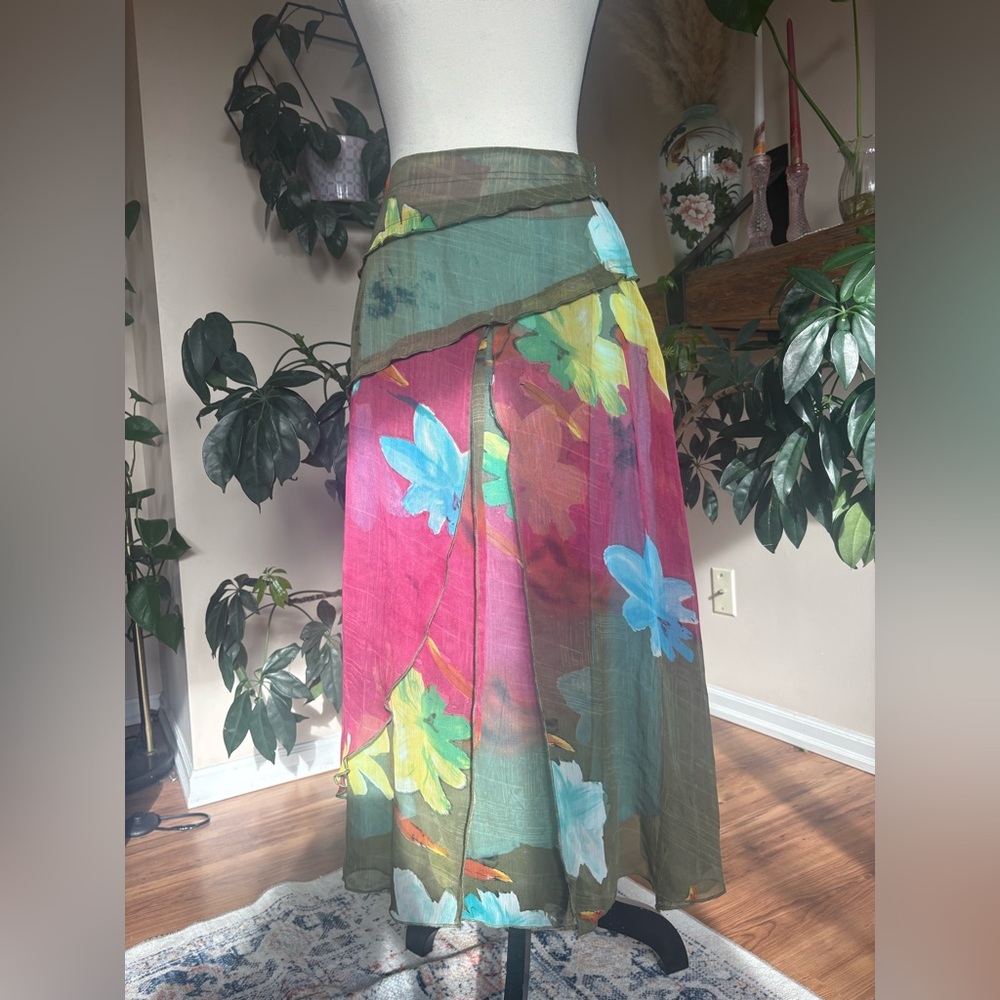 Fairycore Layered Watercolour Skirt